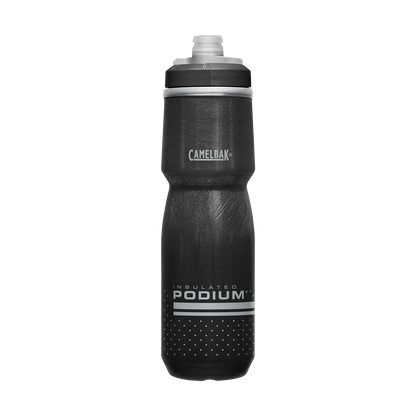CamelBak Podium Chill 24oz insulated bike bottle opened cap