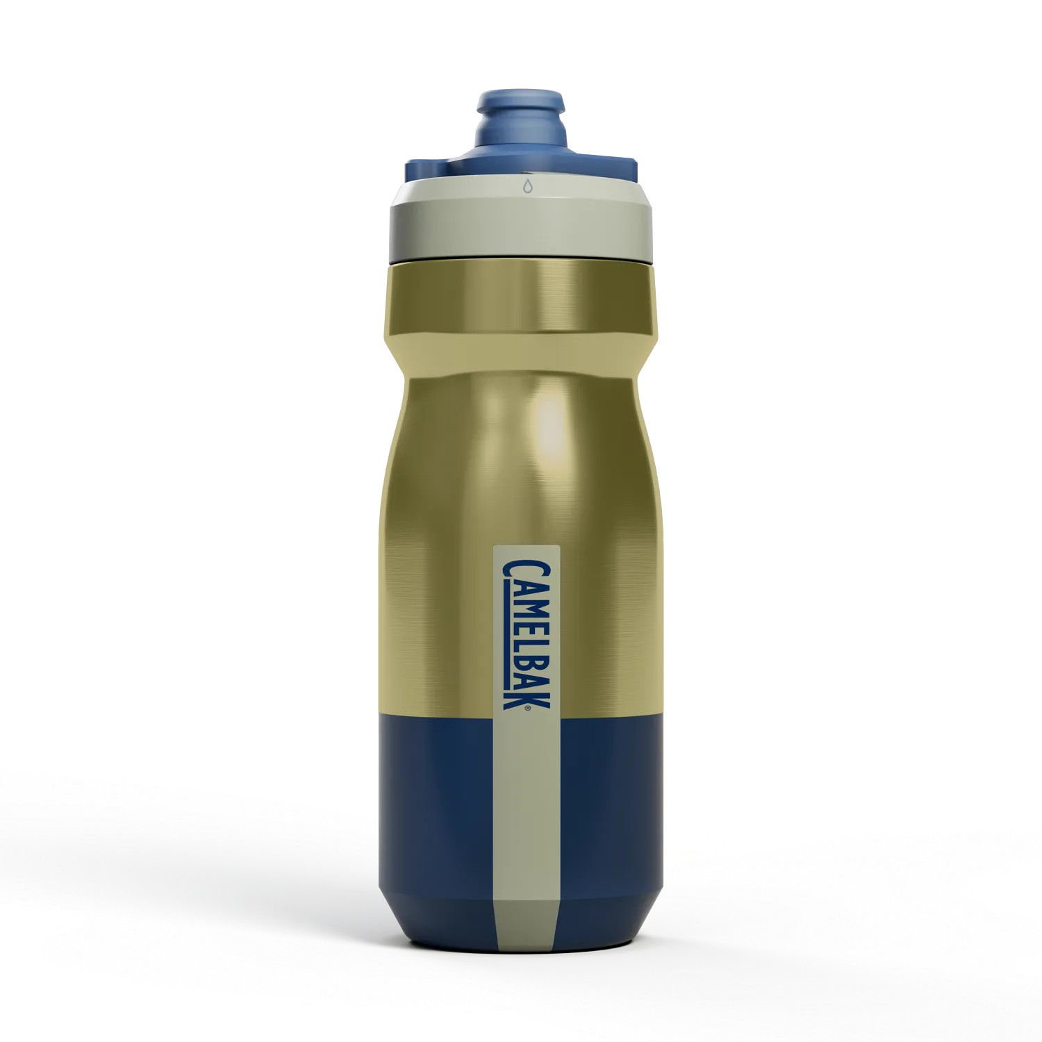 Camelbak Podium Steel Insulated bottle in Mercury Fog colour, 18oz size.