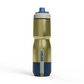 CamelBak Podium Steel Insulated water bottle with gold and blue design on a white background