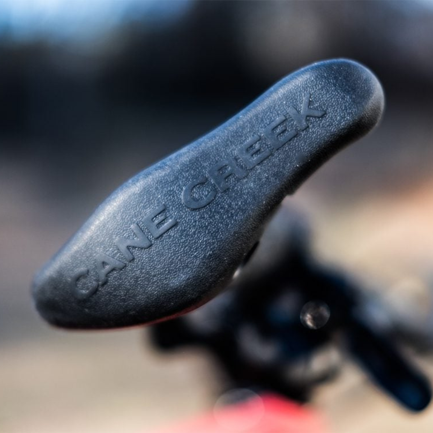 Cane Creek Ergo Control bar ends mounted on flat handlebar close up view