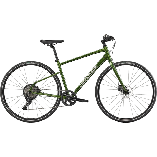 Cannondale Quick 3 Spruce Green hybrid bike side view
