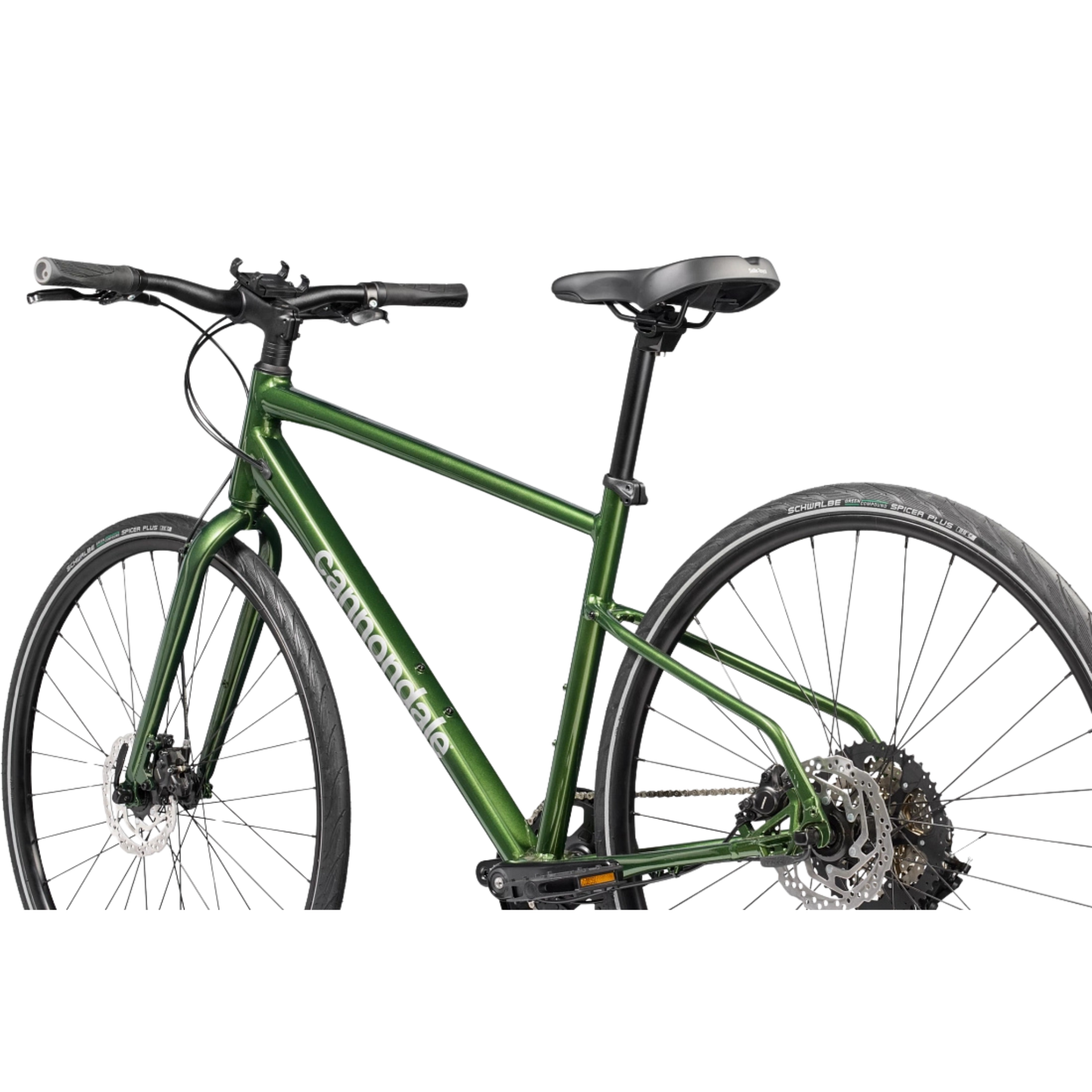 Cannondale Quick 3 Spruce Green hybrid bike non drive side view