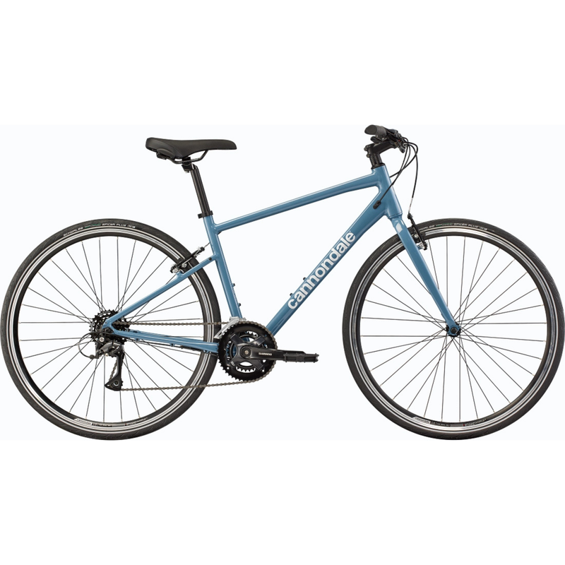 Cannondale Quick 4 hybrid bike Storm Cloud side view