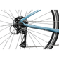 Cannondale Quick 4 hybrid bike Storm Cloud with Shimano rear derailleur detail view