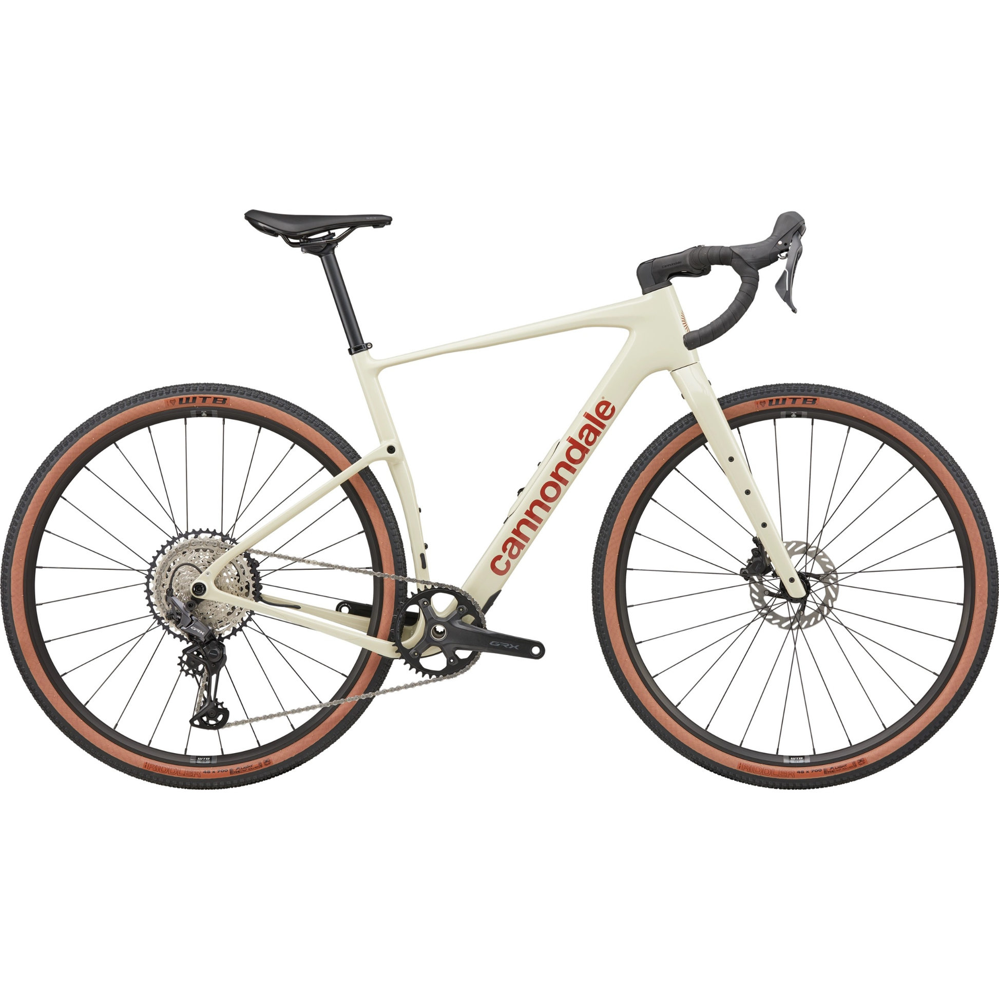 Cannondale Topstone Carbon 3 GRX 1x carbon gravel bike on white background