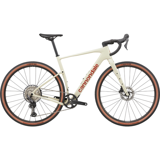 Cannondale Topstone Carbon 3 GRX 1x carbon gravel bike on white background