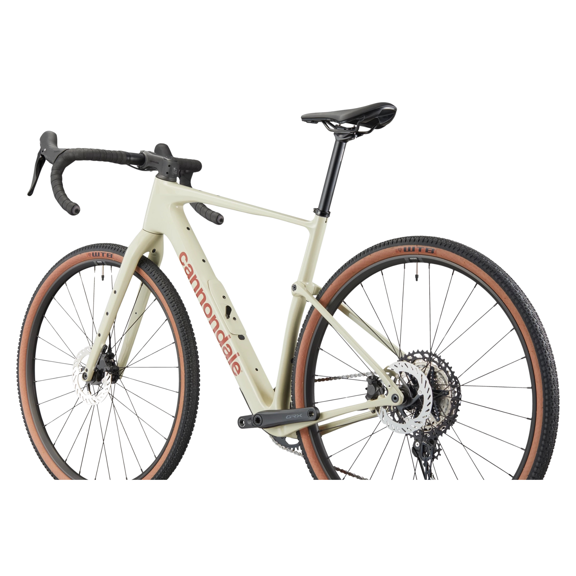 Cannondale Topstone Carbon 3 GRX 1x carbon gravel bike angel view from rear non drive side