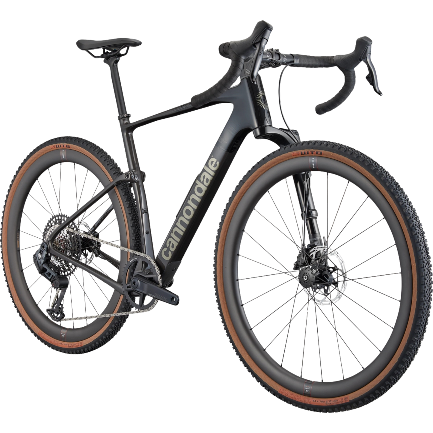 Cannondale Topstone Carbon 1 Lefty AXS gravel bike side view front front 