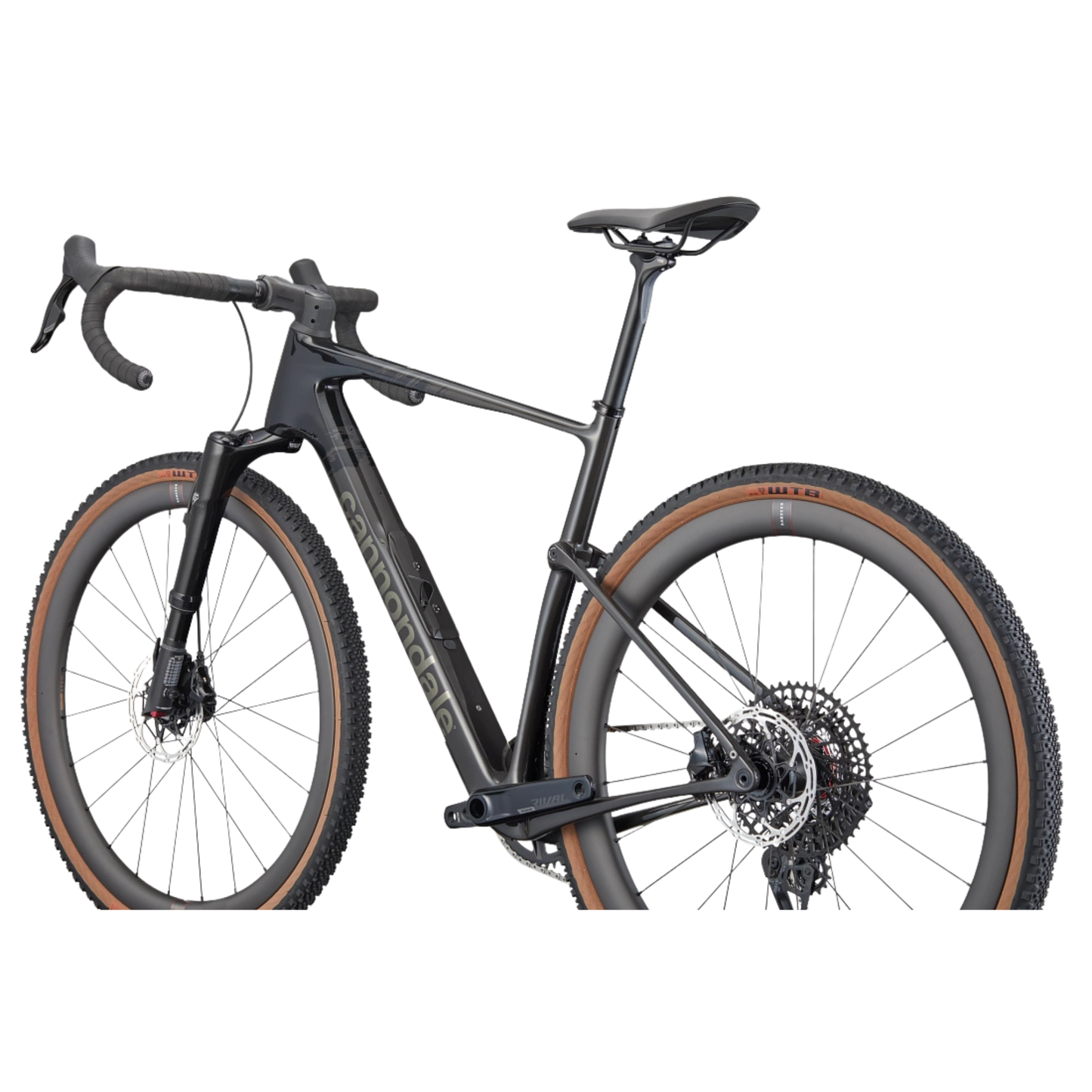 Cannondale Topstone Carbon 1 Lefty AXS gravel bike side view from rear