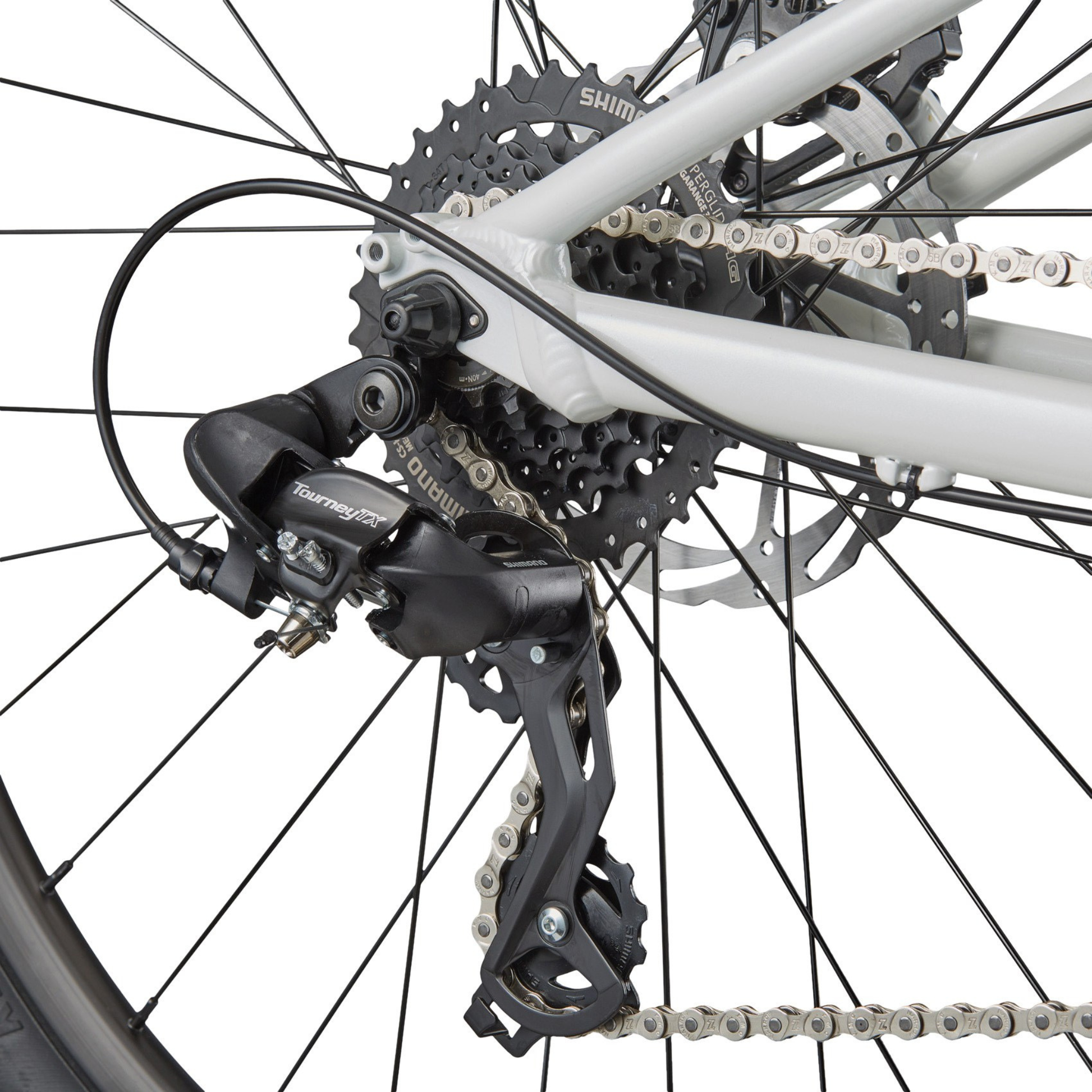 Cannondale Trail Kids 26 rear derailleur close up view