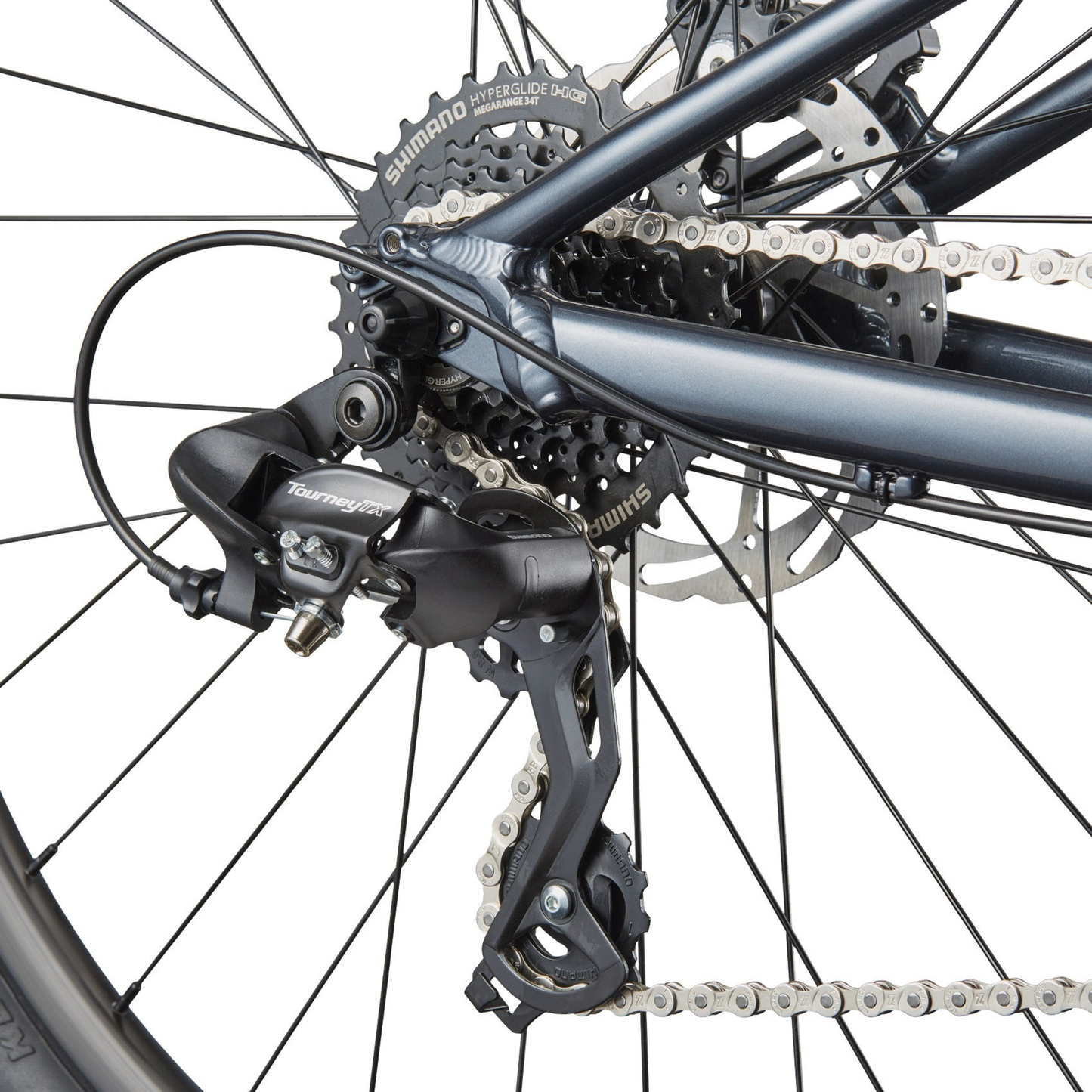 Cannondale Trail Kids 26 rear derailleur close up view