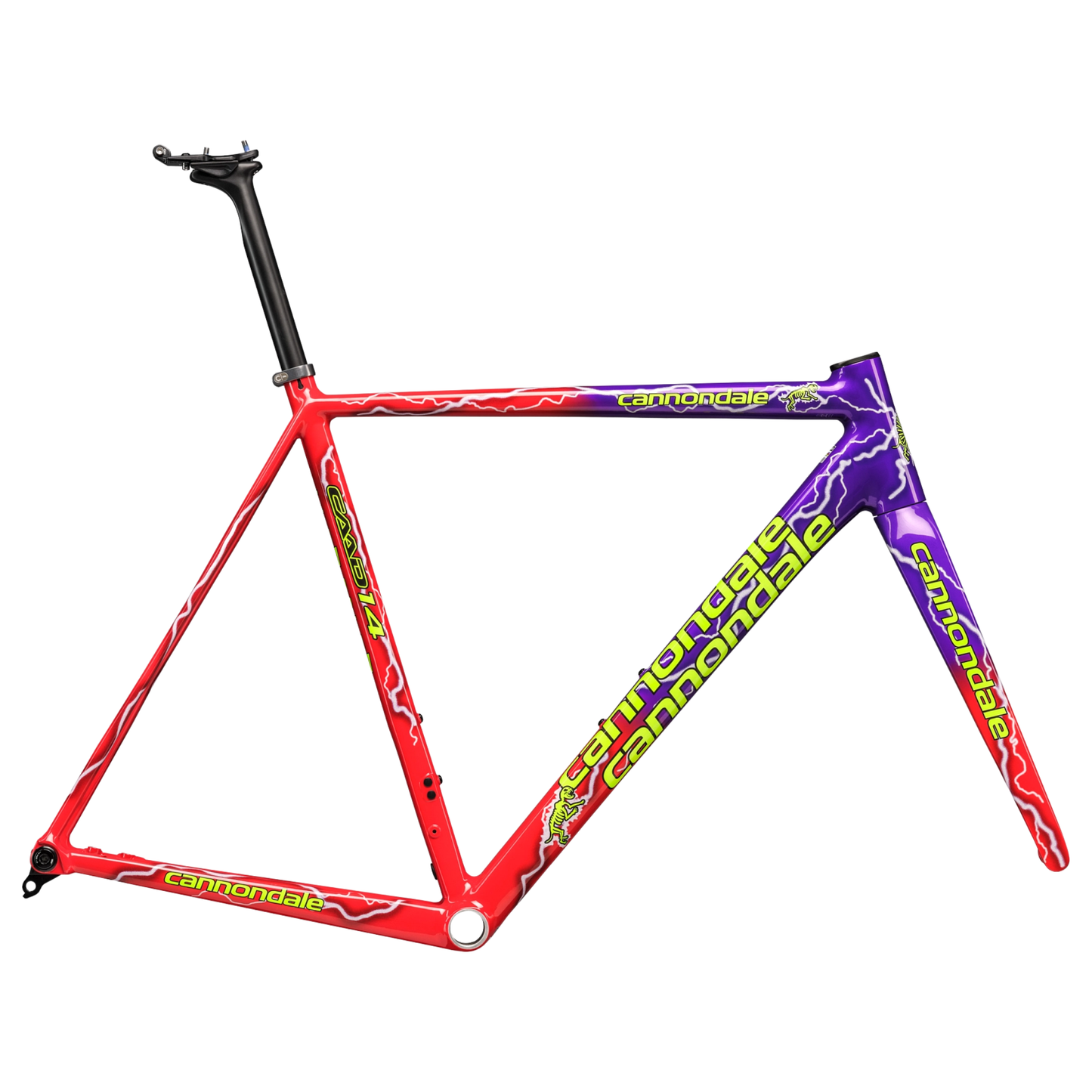 Cannondale CAAD14 Team Dream aluminum road frameset with full-carbon Delta Steerer fork, UDH dropout, BSA bottom bracket and 32mm tire clearance