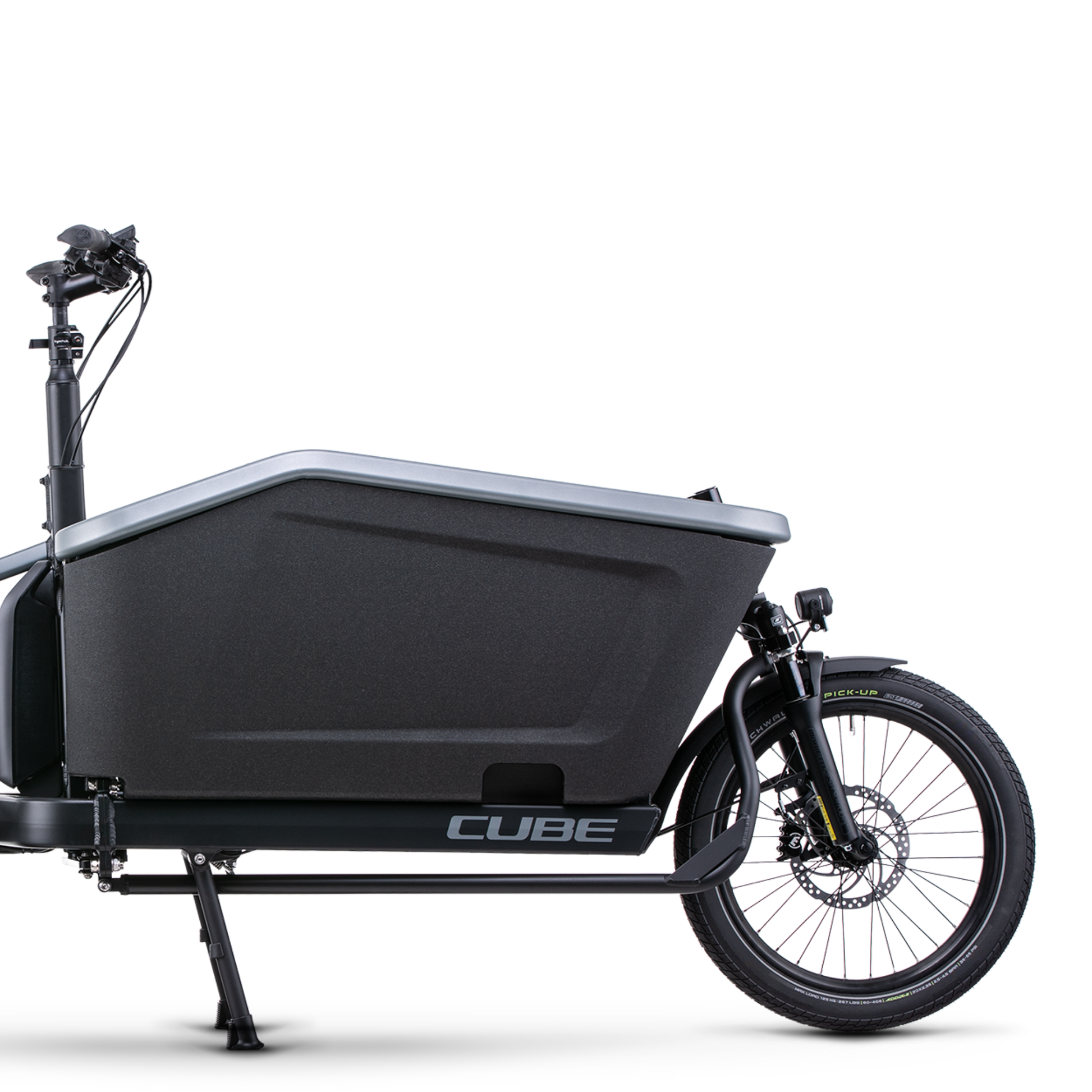 Cube Cargo Sport Hybrid 500 cargo box front view
