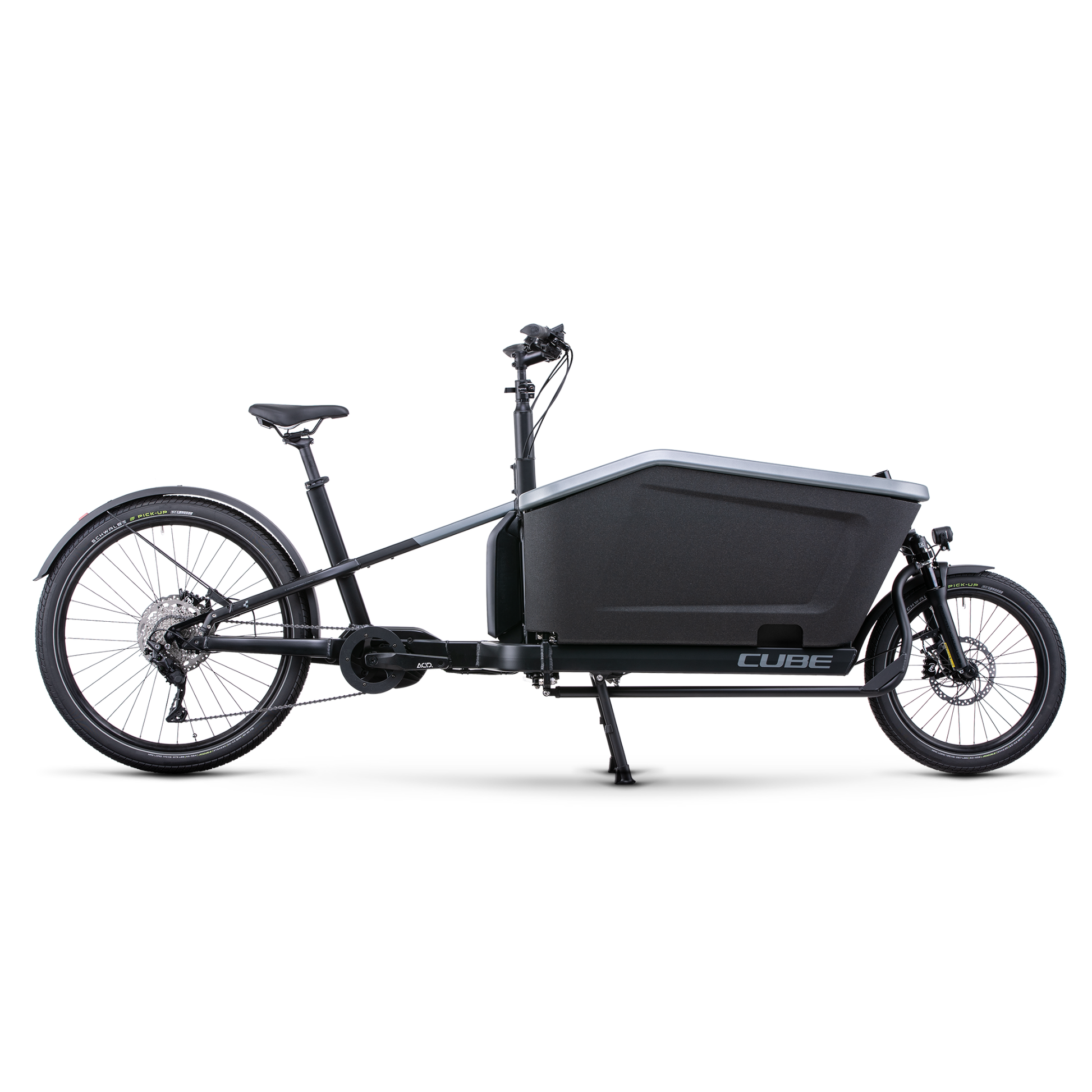 Cube Cargo Sport Hybrid 500 Flashgrey Black side view