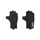 PeDaLED Element cycling gloves in black for road, gravel, bikepacking on white background