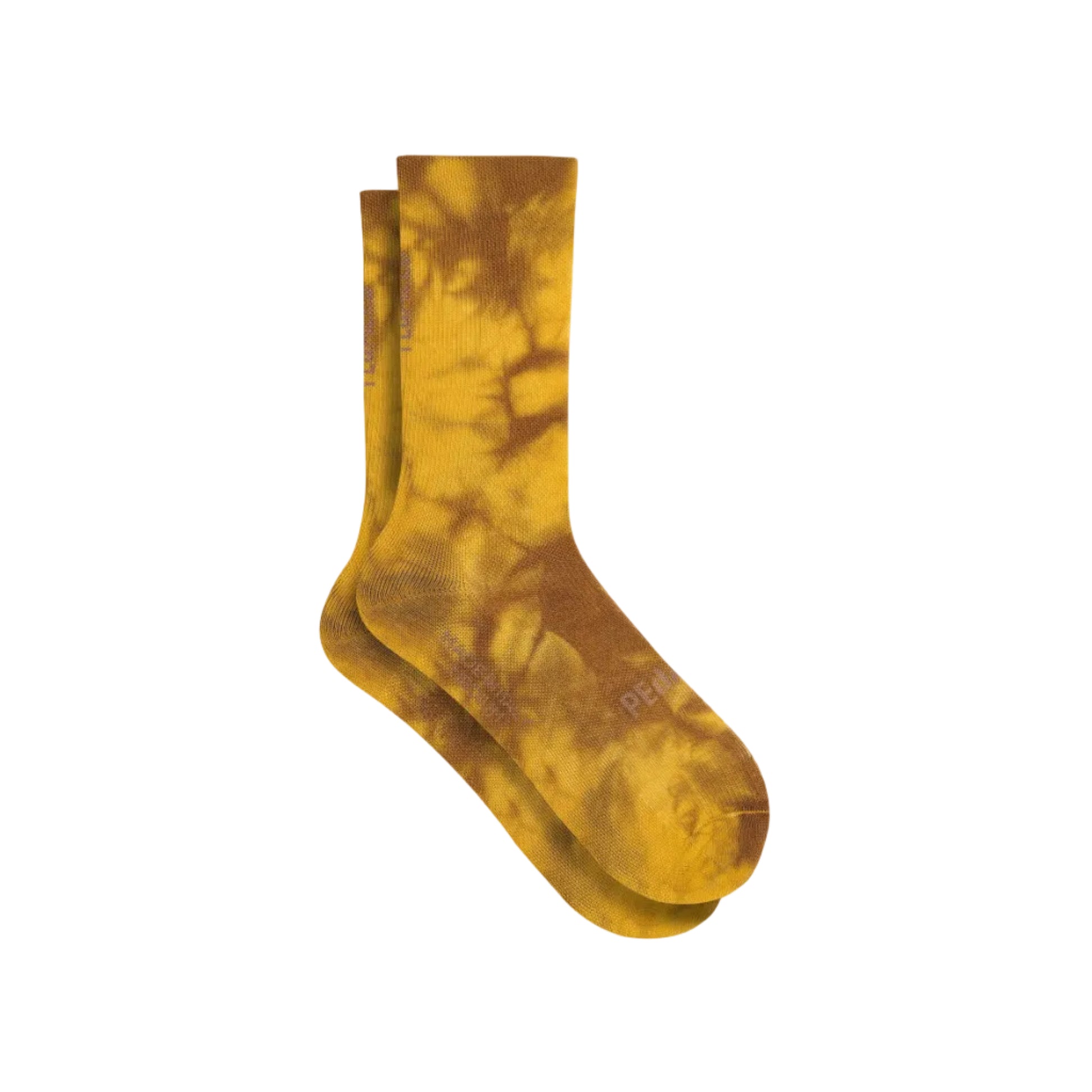 PeDaLED Element cycling socks in tie dye for gravel, road and bikepacking for men and women