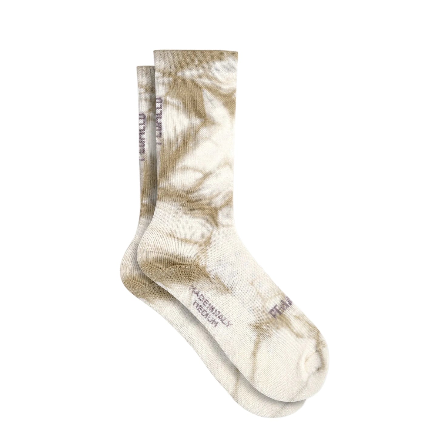 PeDaLED Element cycling socks in tie dye for gravel, road and bikepacking for men and women