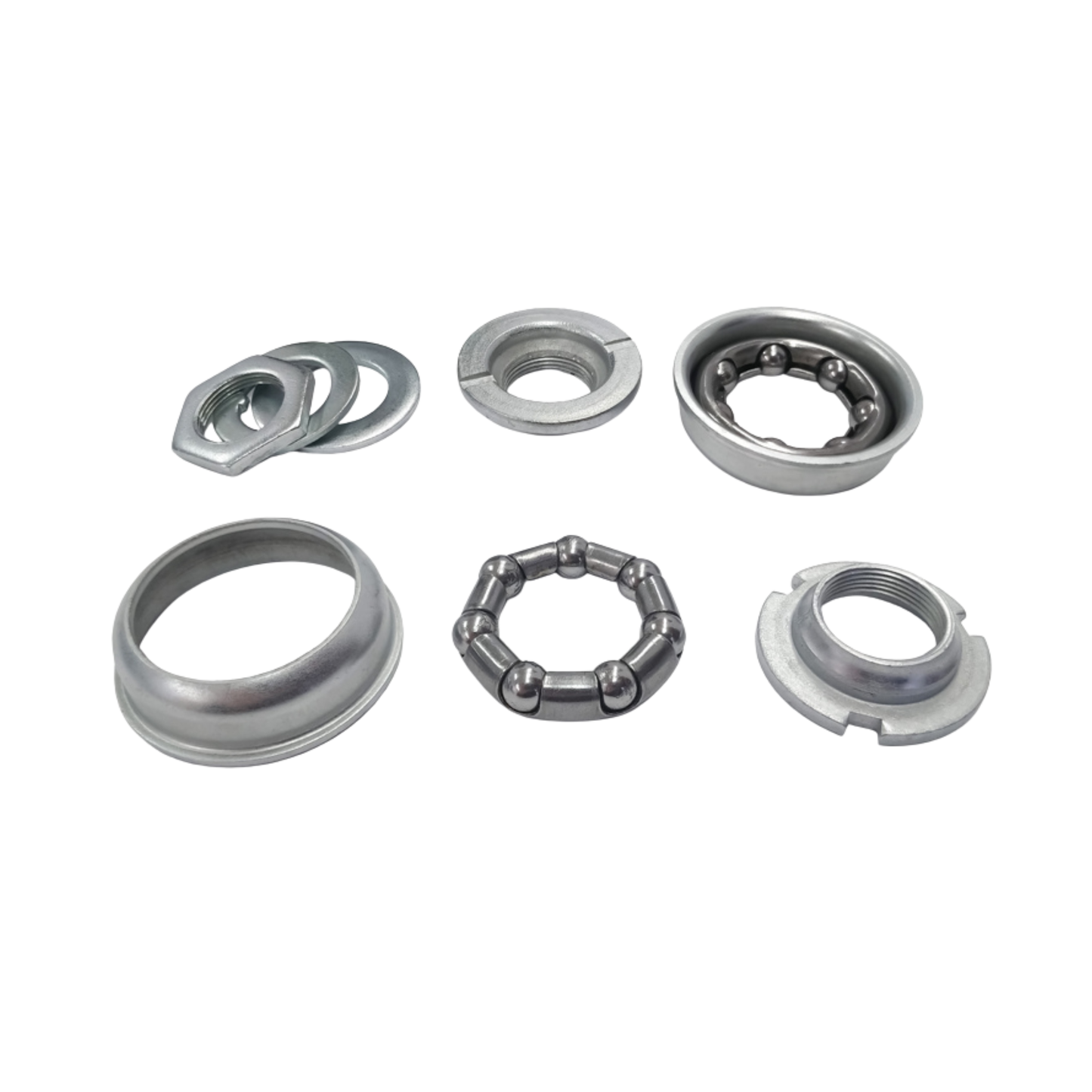 Close-up of 43mm bottom bracket cups for kid bike