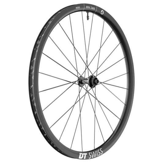 DT Swiss GRC 1400 DICUT front wheel detail