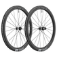 DT Swiss GRC 1400 DICUT gravel wheels front and rear together 