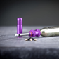 Dynaplug Air CO2 inflator connected to a CO2 cartridge