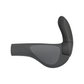 Ergon GP3 Evo Grips with ergonomic wing design and 3-finger bar ends top view