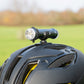 Exposure Lights Link Plus 5 combined front and rear bicycle helmet light with adjustable quick-release mounting bracket and compact aluminium body.