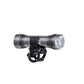 Exposure Lights Sirius 11 rechargeable front bicycle light with gunmetal grey CNC-machined aluminium body, 1300-lumen output and USB-C charging.
