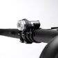 Exposure Lights Trace 4 and TraceR 4 ReAKT rechargeable front and rear bicycle light set with compact CNC-machined aluminium bodies and DayBright technology.