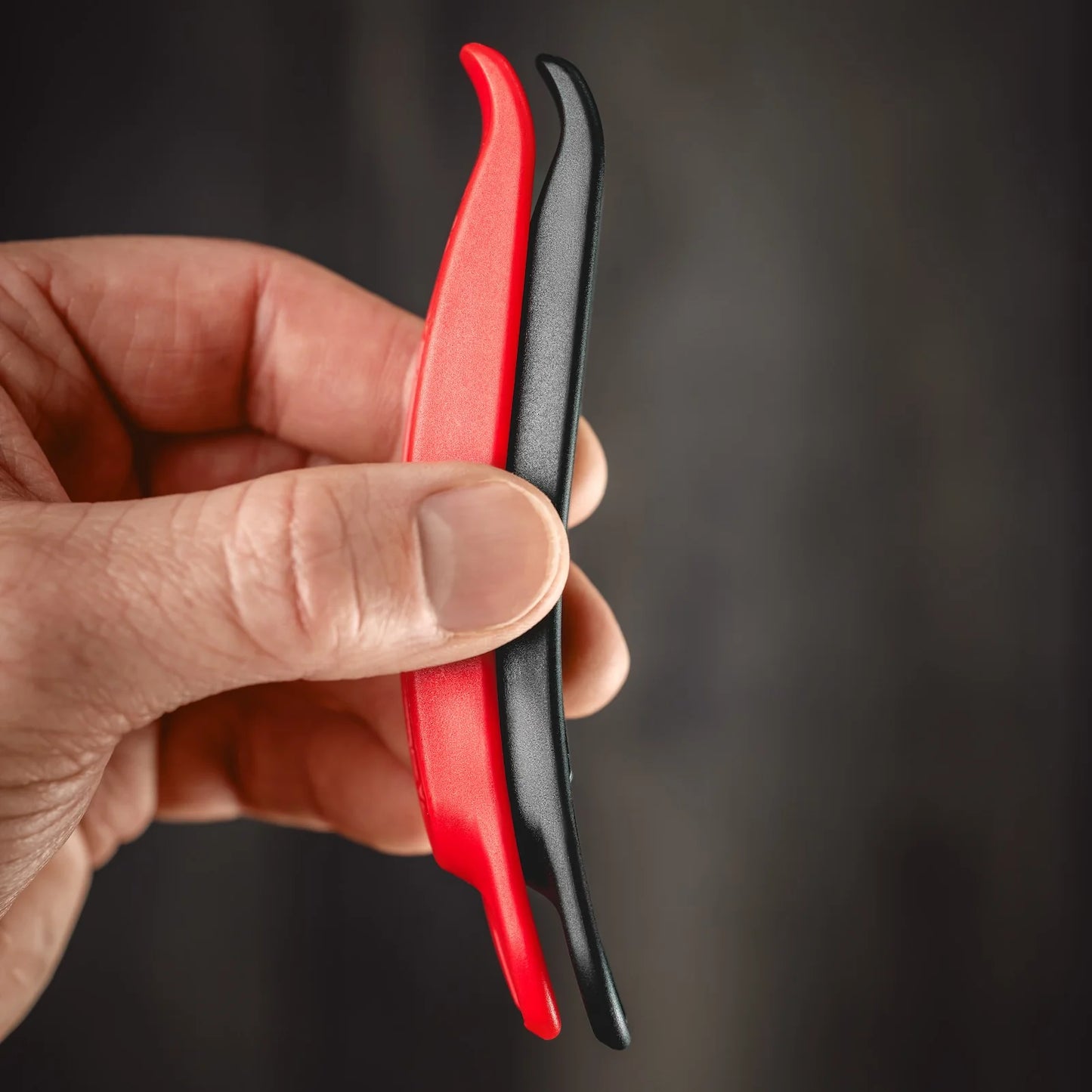 Feedback Sports Biolever tire levers
sticked together for storaging