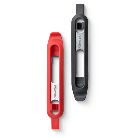 Feedback Sports Steel Core Tire Levers 2.0 next to each other facing up