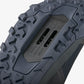 Fizik Ergolace 2 clipless off road cycling shoe dark blue clipless plate close up view