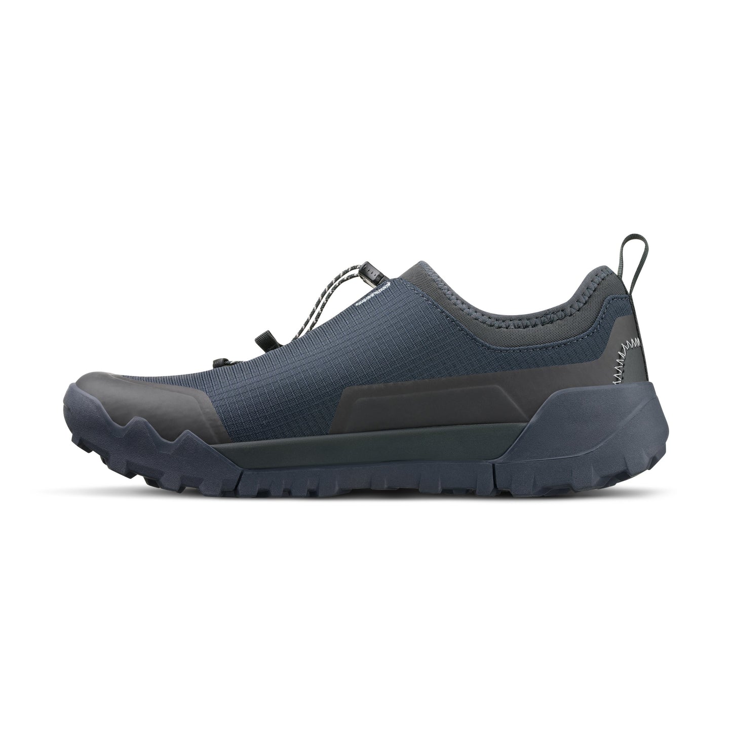 Fizik Ergolace 2 clipless off road cycling shoe dark blue right shoe left side view