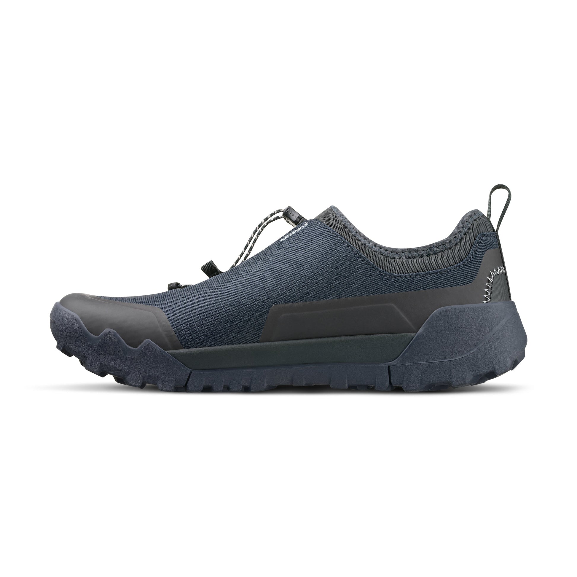 Fizik Ergolace 2 clipless off road cycling shoe dark blue right shoe left side view