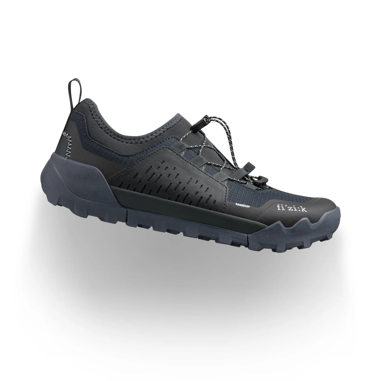 Fizik Ergolace 2 clipless off road cycling shoe dark blue right shoe right side view