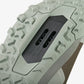 Fizik Ergolace 2 clipless off road cycling shoe forest green clipless plate close up view