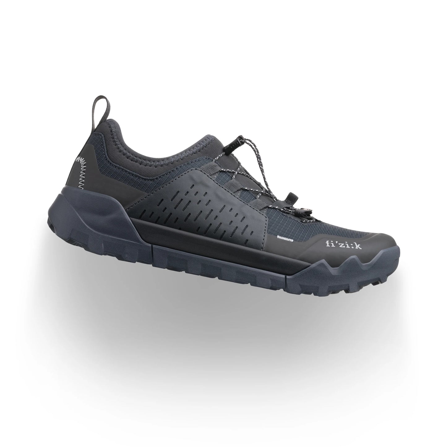 Fizik ErgoLace X2 Flat cycling shoe dark blue right shoe right side view