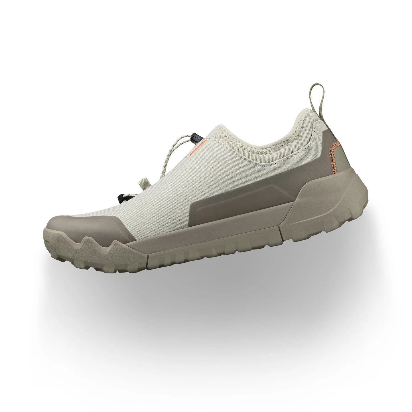 Fizik ErgoLace X2 Flat cycling shoe off white right shoe left side view