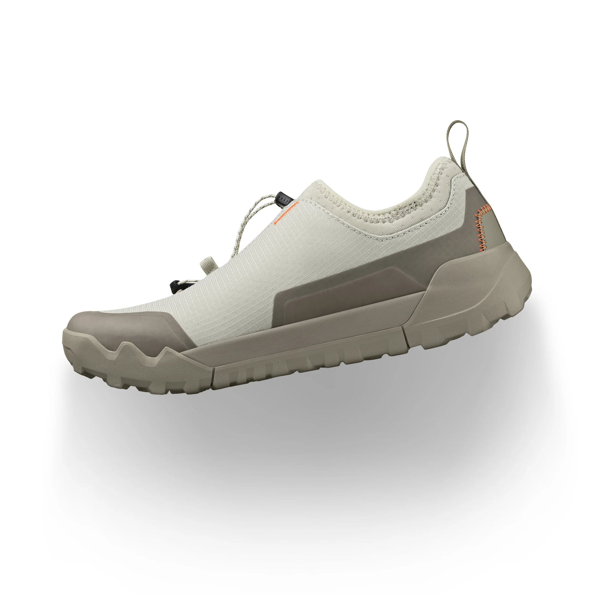 Fizik ErgoLace X2 Flat cycling shoe off white right shoe left side view