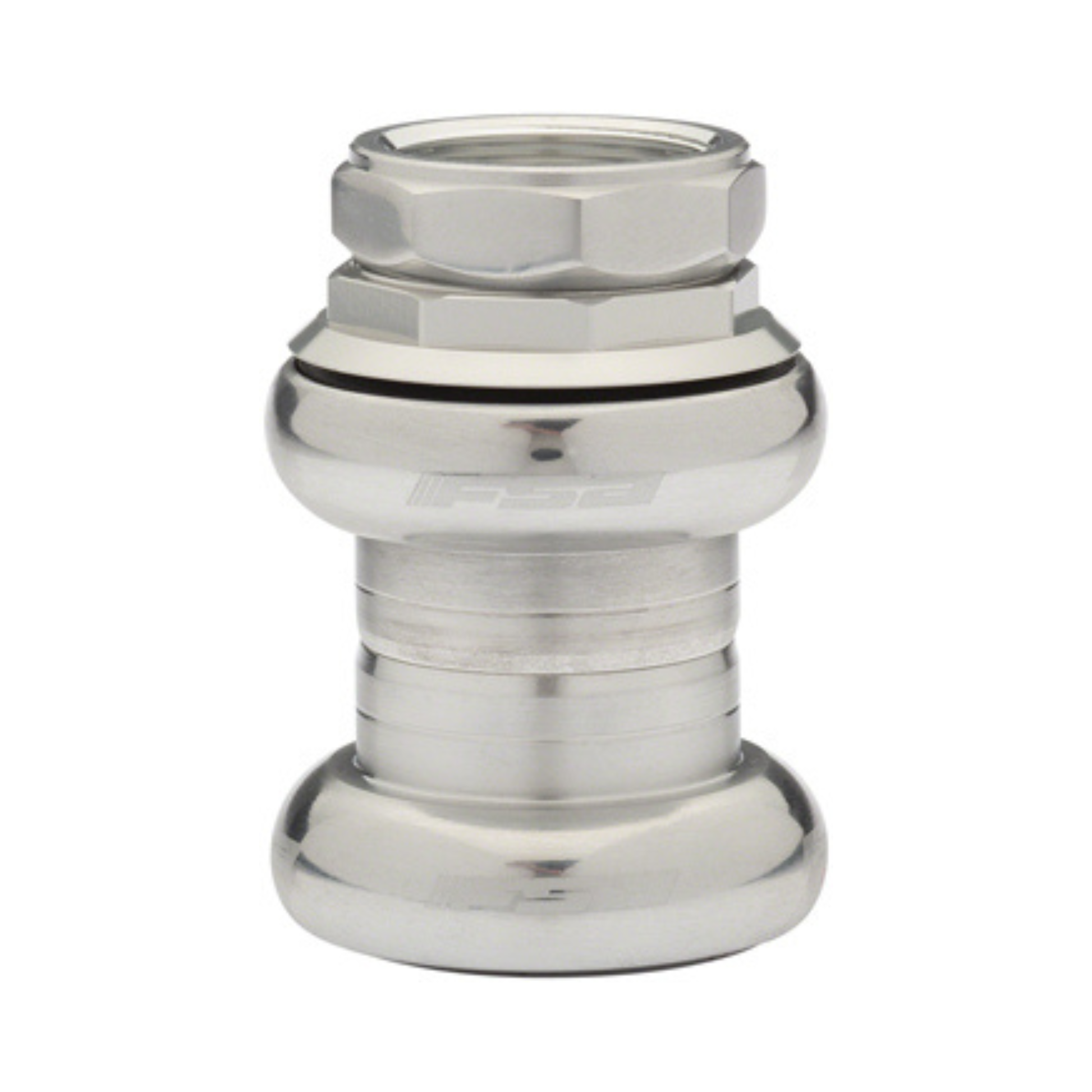 FSA Duron X threaded headset silver front view