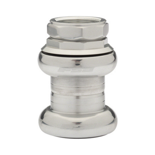 FSA Duron X threaded headset silver front view