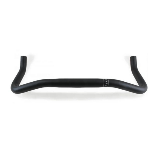 Fyxation Rodeo Pursuit handlebar in black bullhorn style uninstalled. Back view