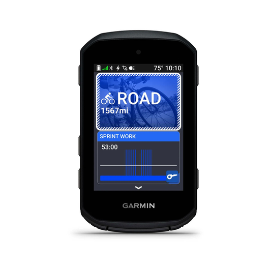 Garmin Edge 550 GPS cycling computer front home view