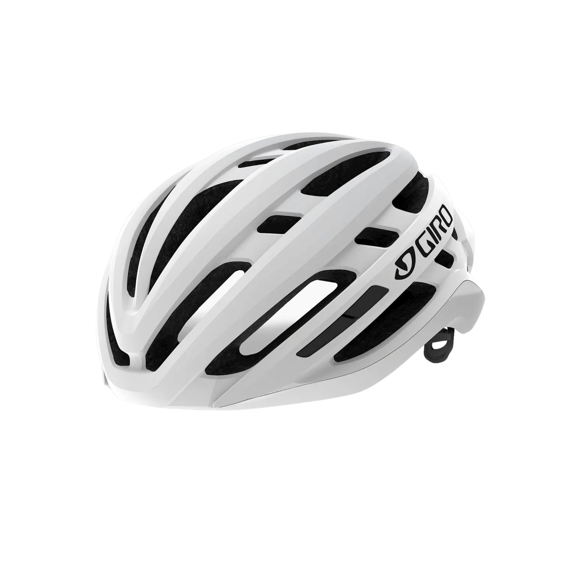 Giro Agilis MIPS helmet white front left side view