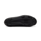 A close-up, bottom view of the Giro Stylus XC Lace-Up cycling shoe sole, black colour way