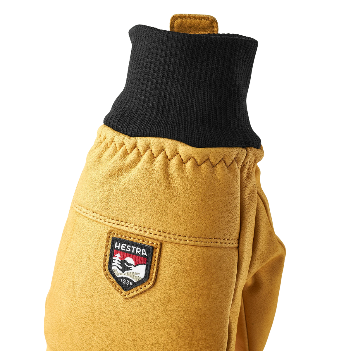 Hestra Omni Mitt insulated leather winter mittens with weather-resistant cowhide exterior, G-Loft insulation and rib-knit cuffs.