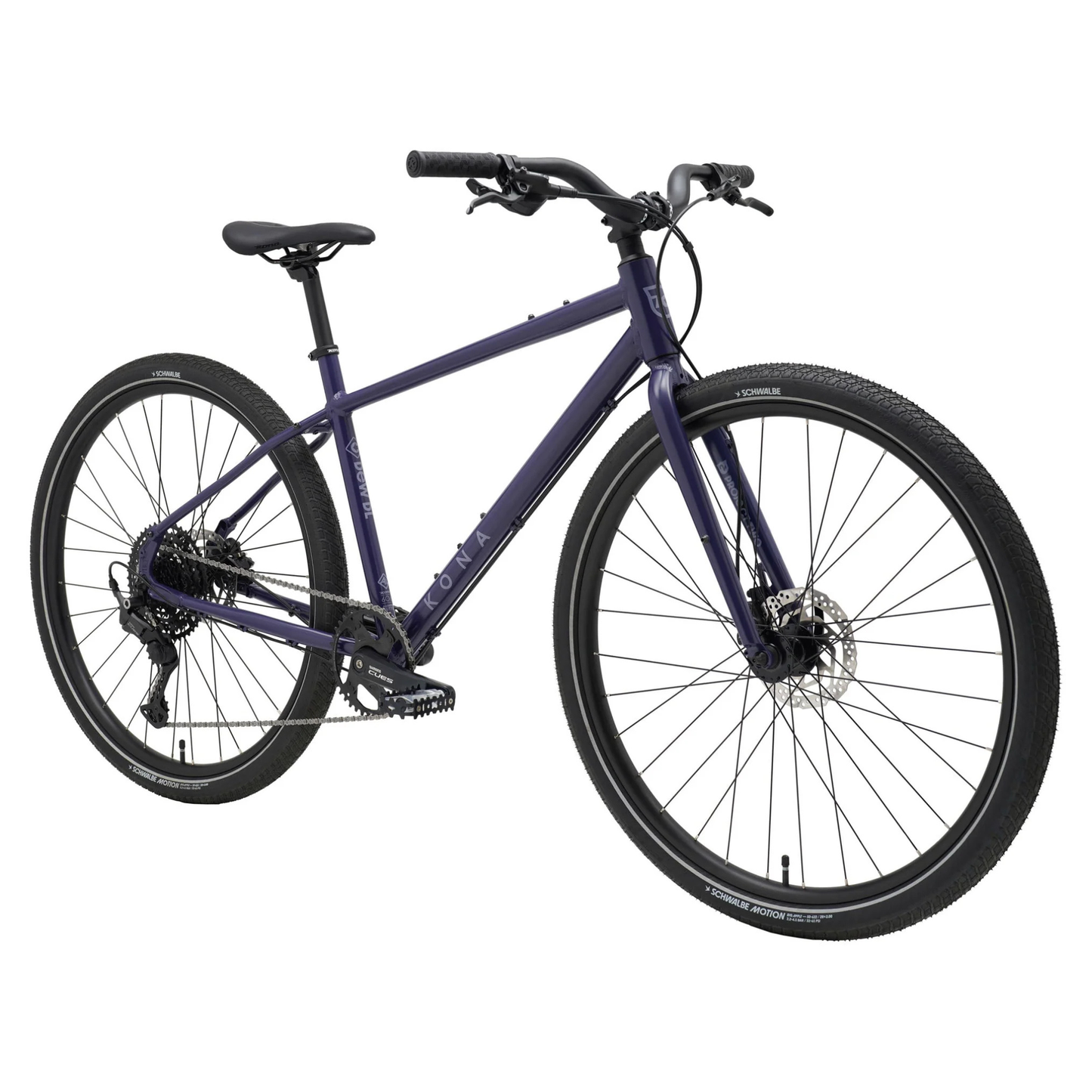 Kona Dew DL in Satin Future Dusk full bike right front view