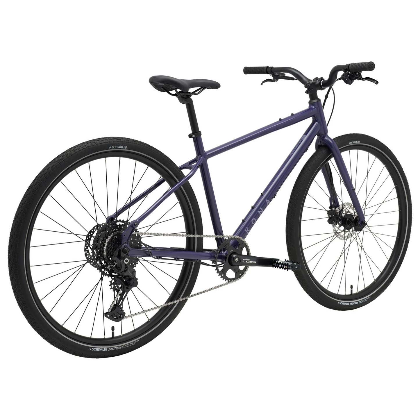 Kona Dew DL in Satin Future Dusk full bike right back view