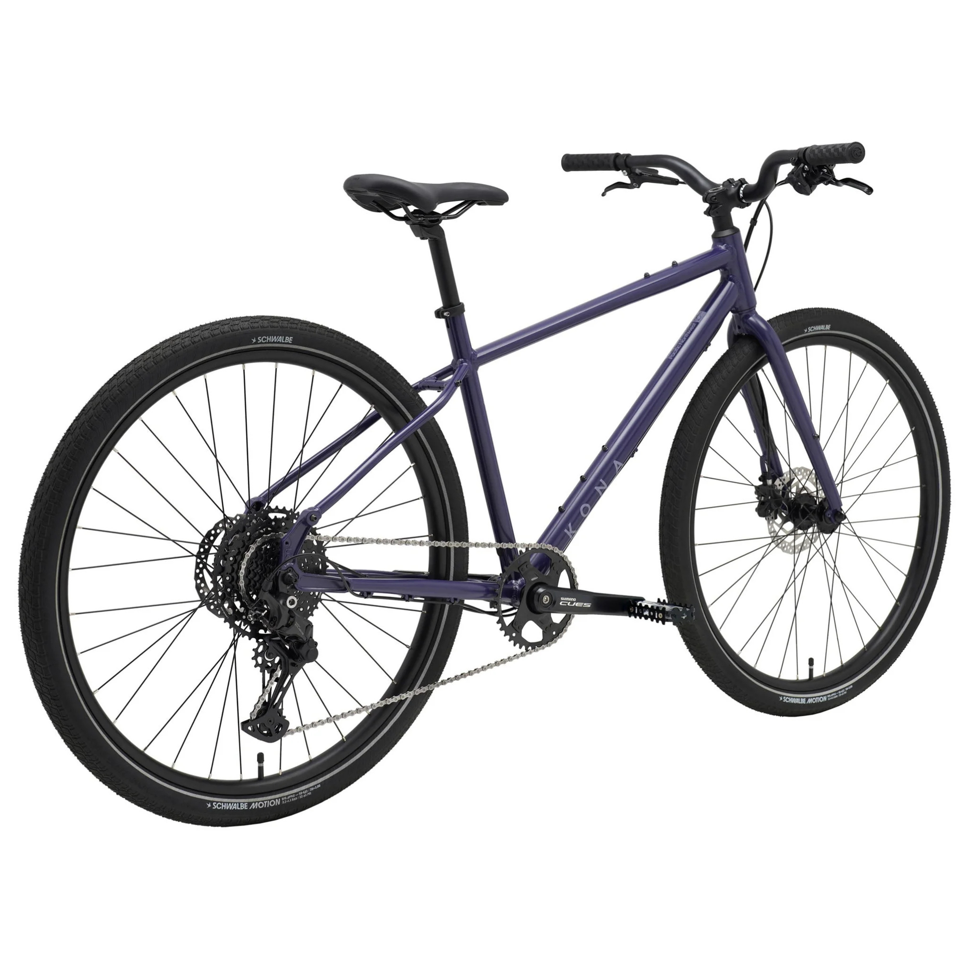 Kona Dew DL in Satin Future Dusk full bike right back view