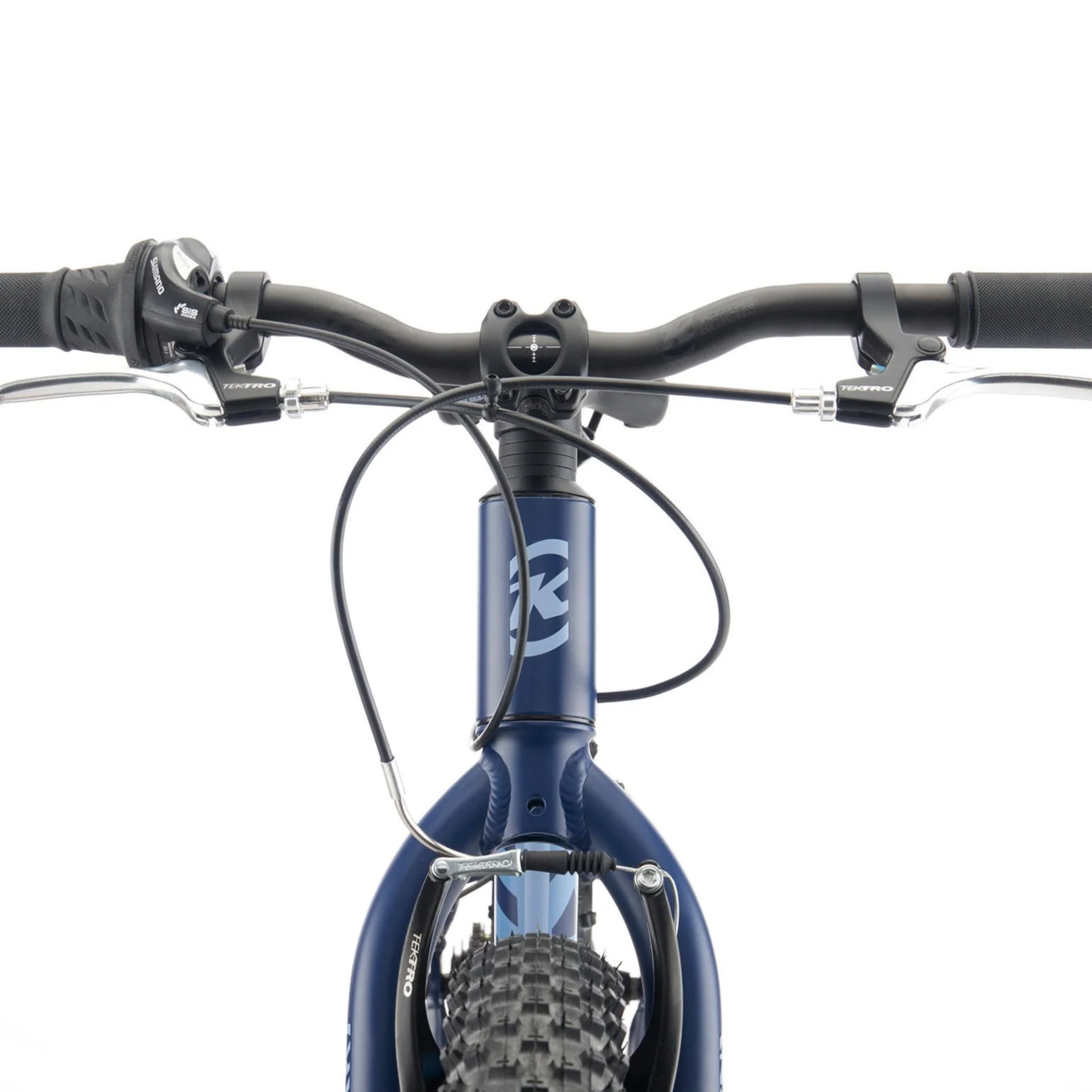 Kona Hula 24" kids mountain bike front tube front view